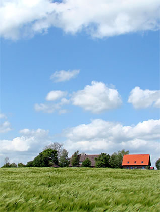 Traditionell ländliche Region des Münsterlandes